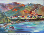 Summer at Norris Point, Oil on Canvas